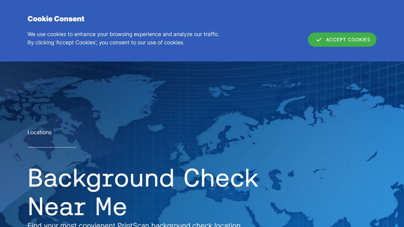PrintScan - Background Check Locations